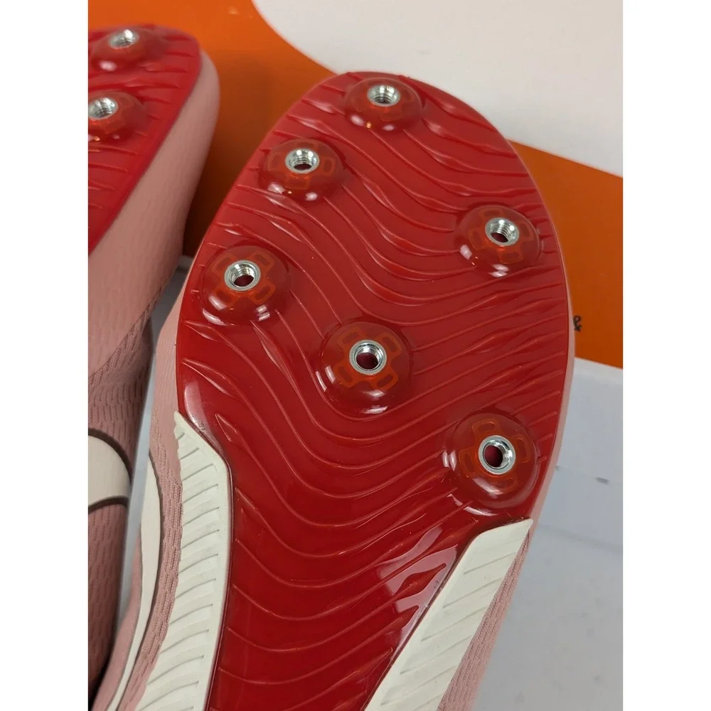 Nike Zoom Rival Sprint Track Spikes M9/W10.5 Red Stardust Pale Ivory HQ2061-600